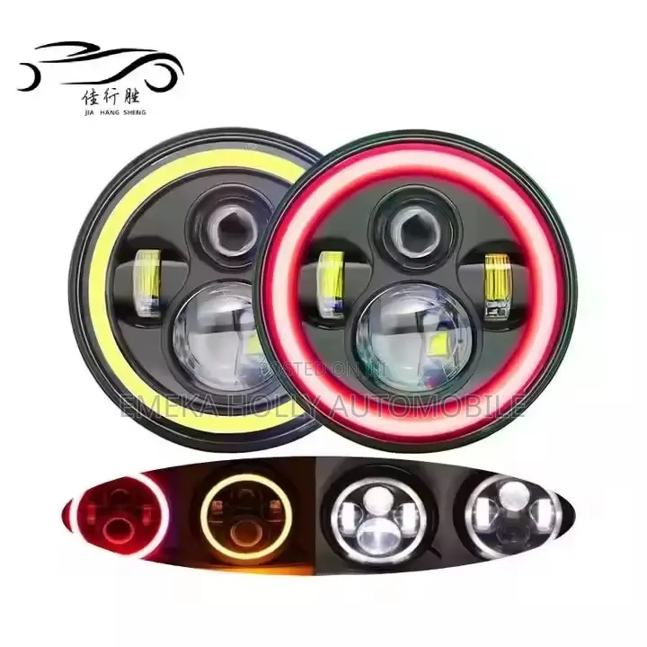 7-Inch LED Headlights With Halo DRL for Jeep Wrangler