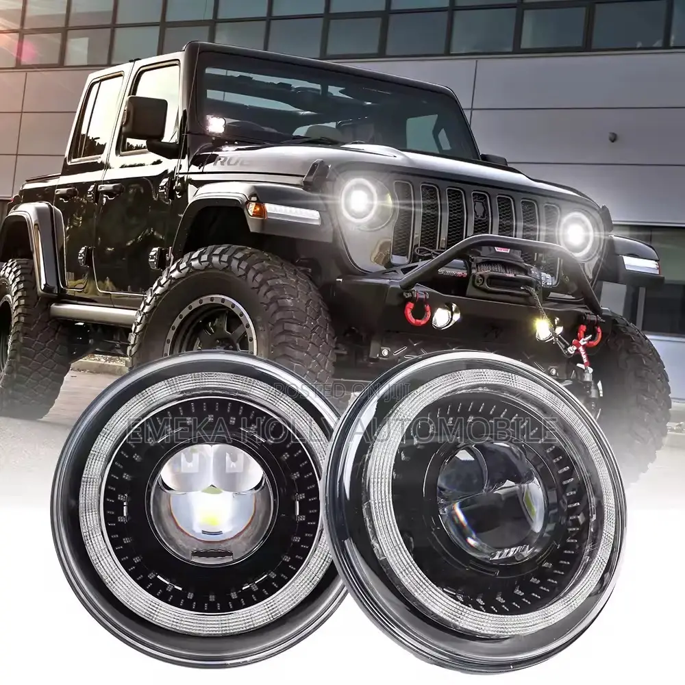 7-Inch LED Headlights With DRL Turn Signal for Jeep Wrangler