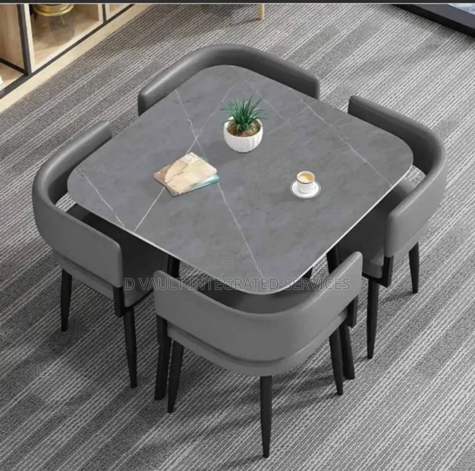 4 Seater Marble Dinning Set
