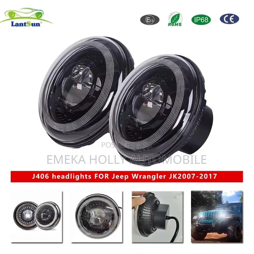 Jeep Wrangler 7-Inch Projector Led Headlight Kit (Set)
