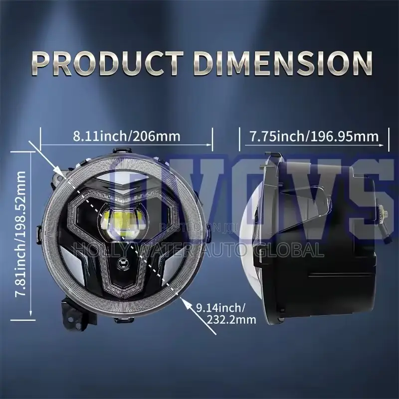 Jeep Wrangler 9inchs Headlight From 2020/2024 Model Jl