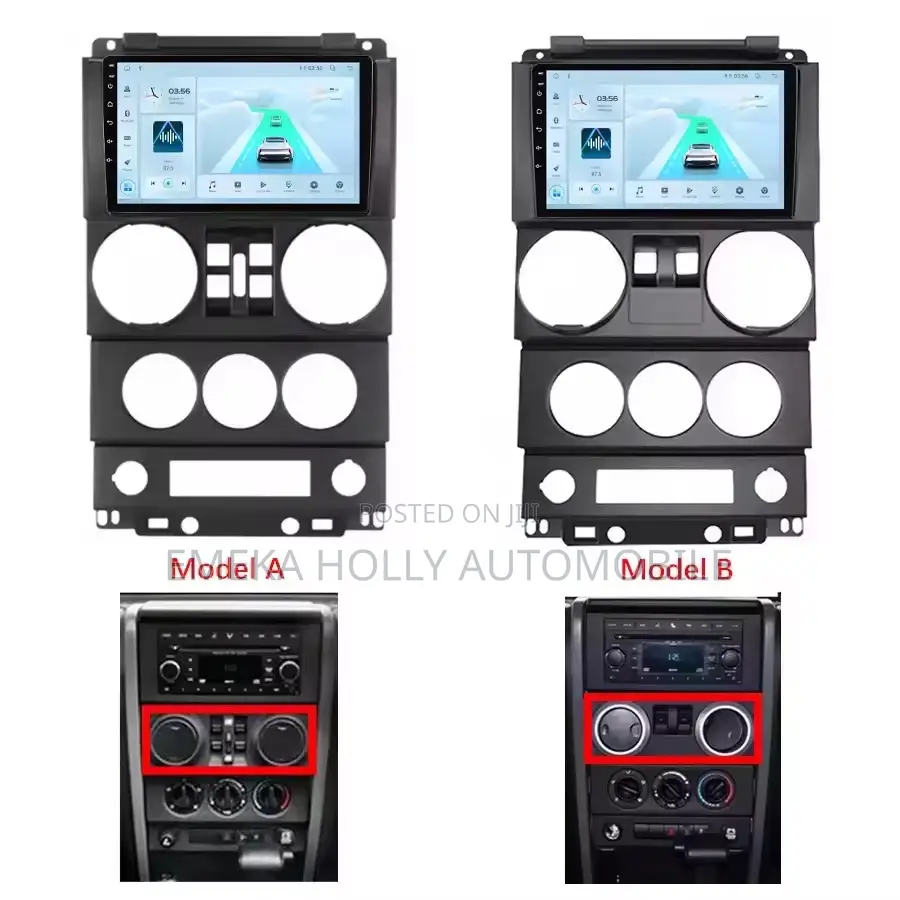 Jeep Wrangler Jk Android Radio Screen Kit (Fits 2007 - 2010 Models)