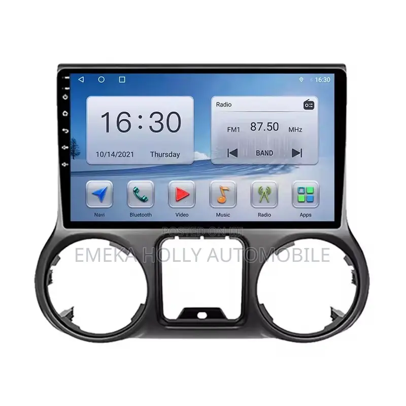 Jeep Wrangler Jk Android Navigation Screen (Fits 2011 - 2017 Models)