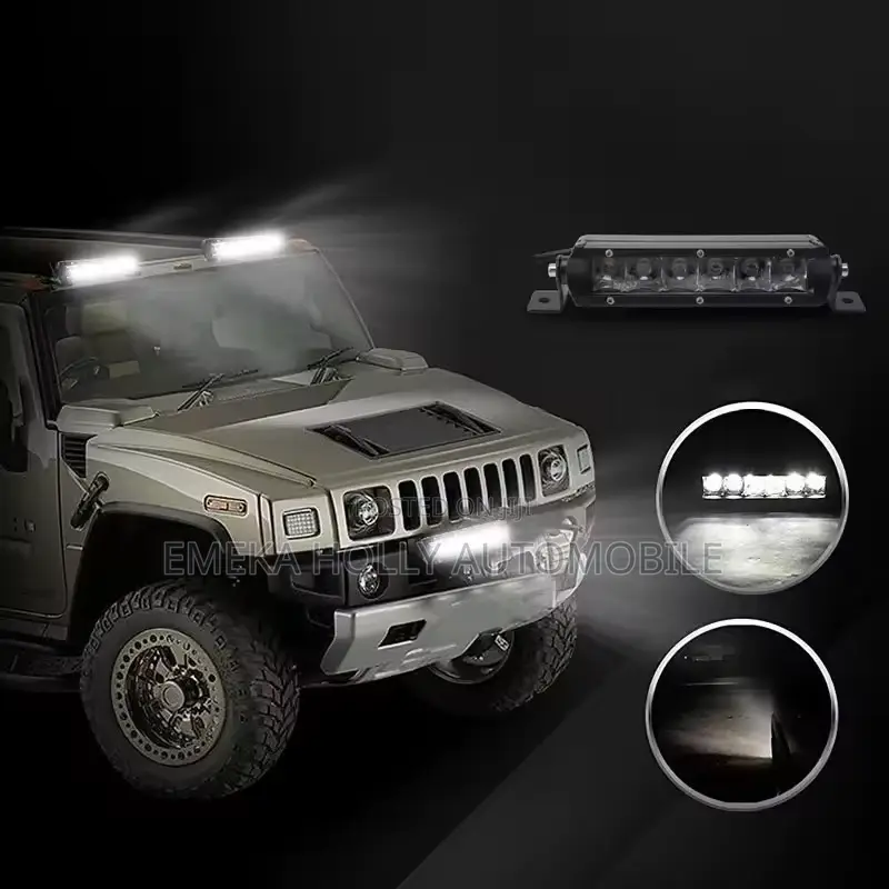 Hummer H3 Heavy-Duty Off-Road LED Pod Light Bars (Pair Set)