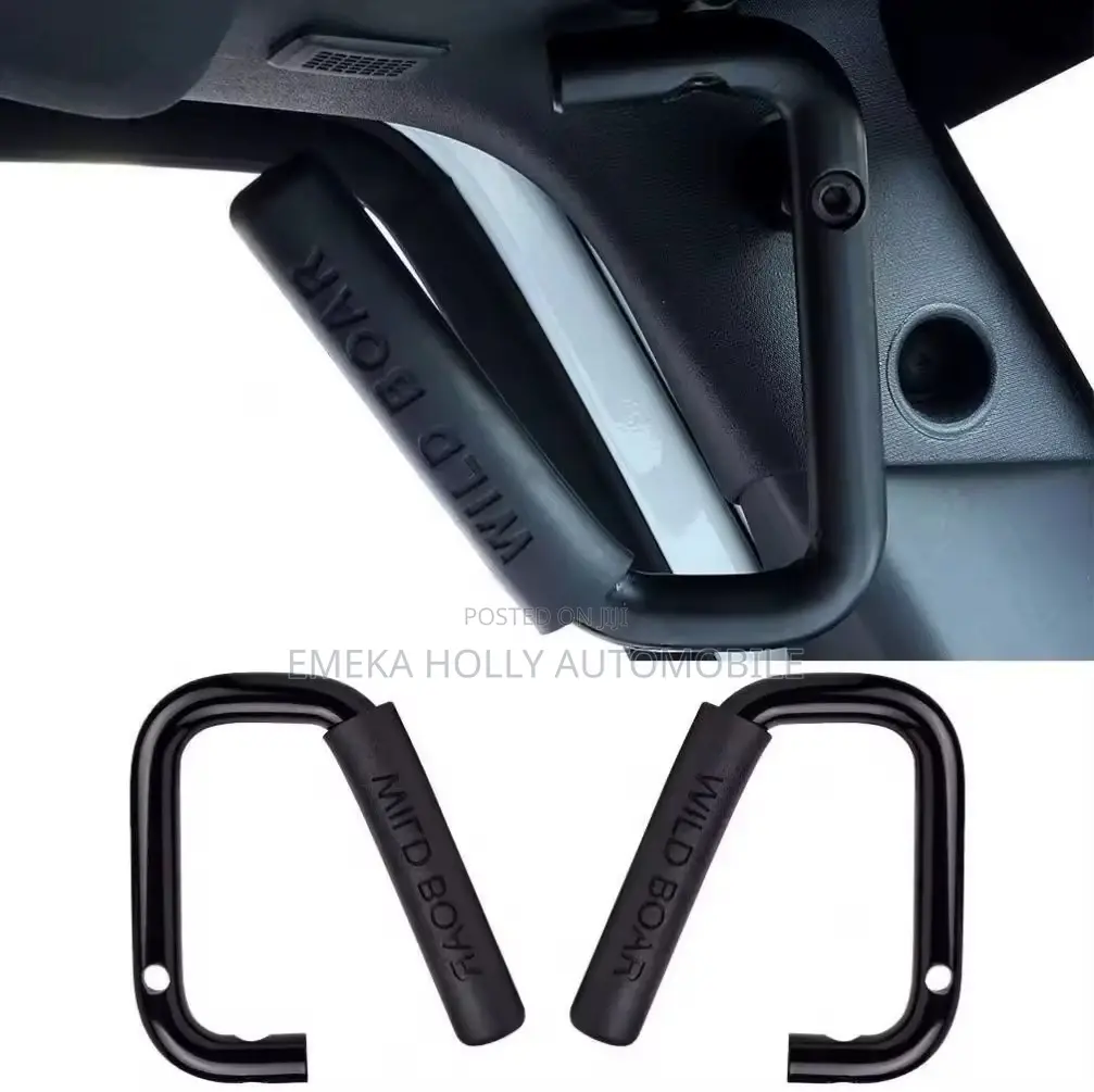 Heavy Duty Solid Metal Front and Rear Grab Handles for Jeep Wrangler