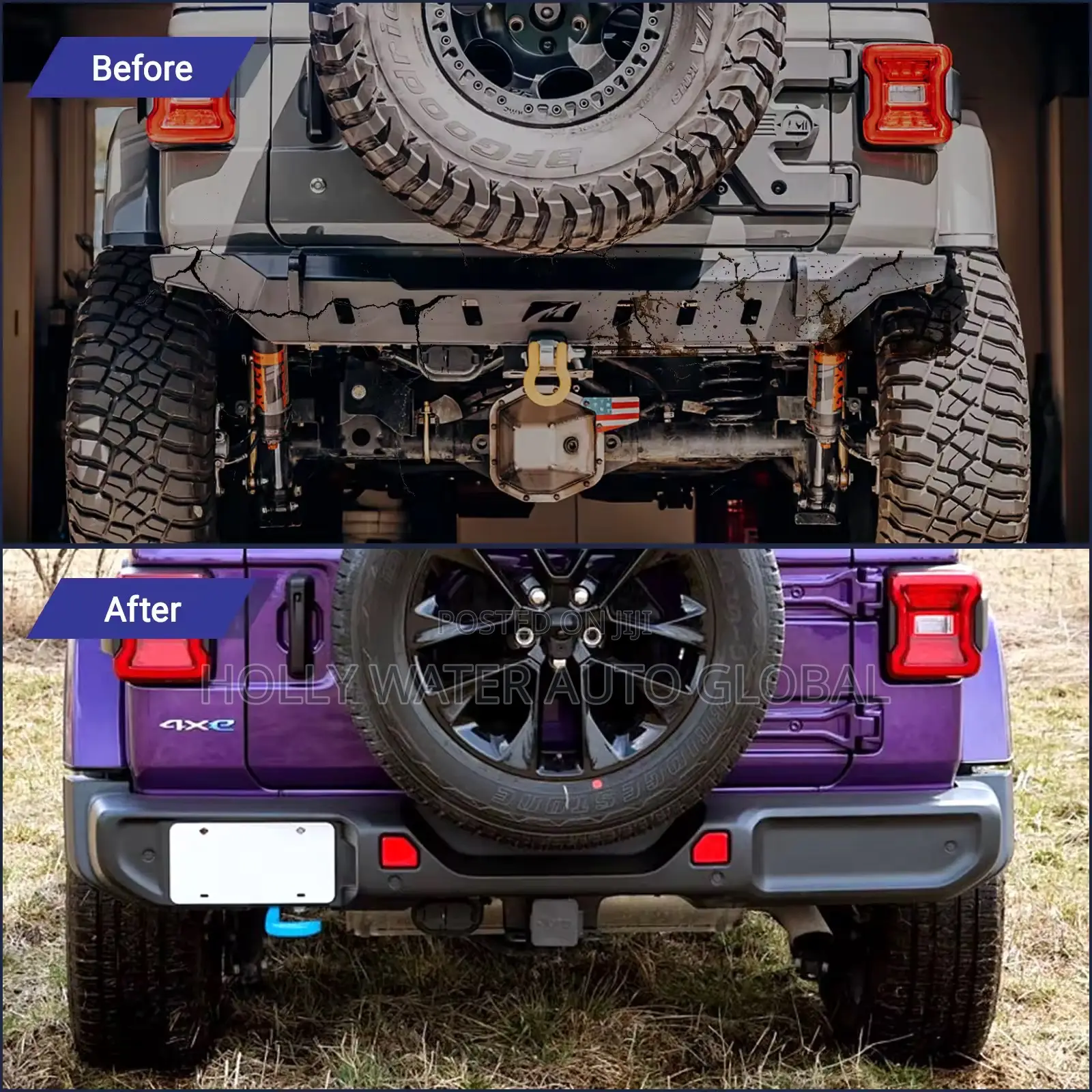 Jeep Wrangler (2020)Jl Back Rear Bumper Replacement Kit