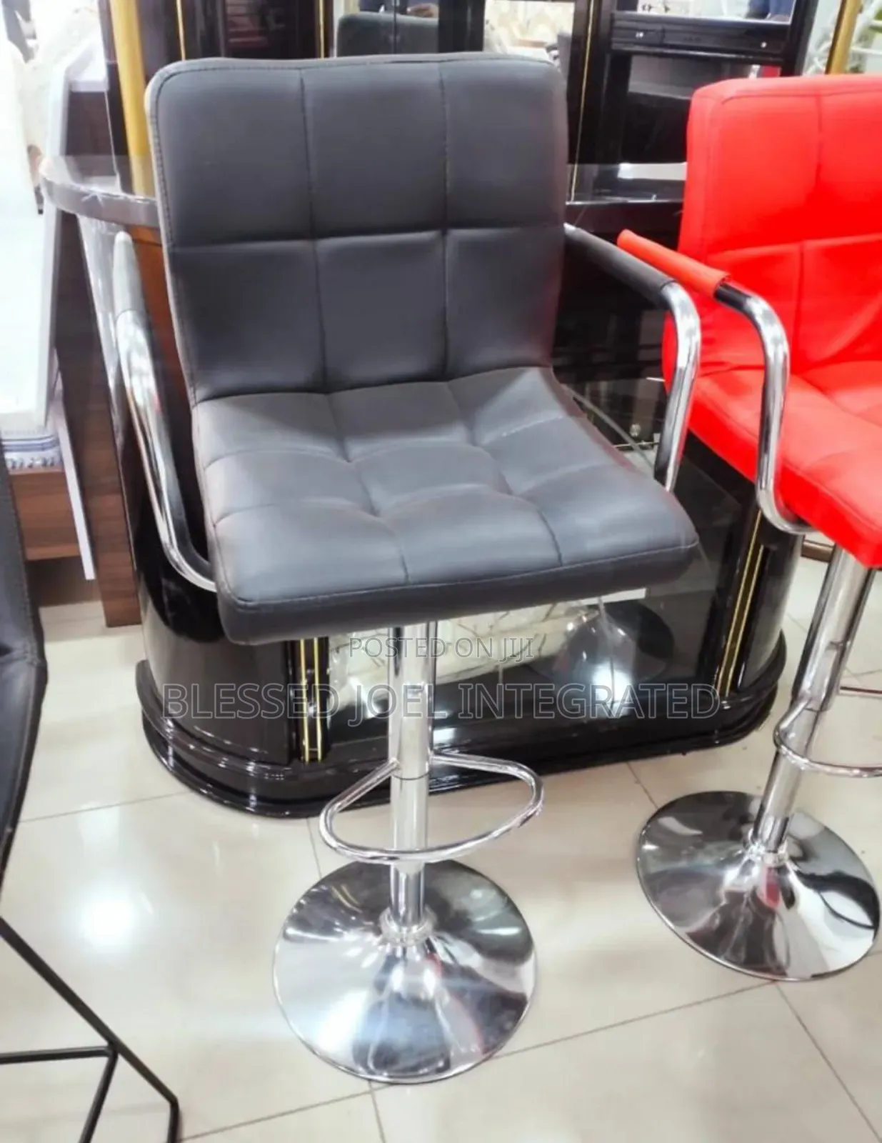 Black Bar Stool