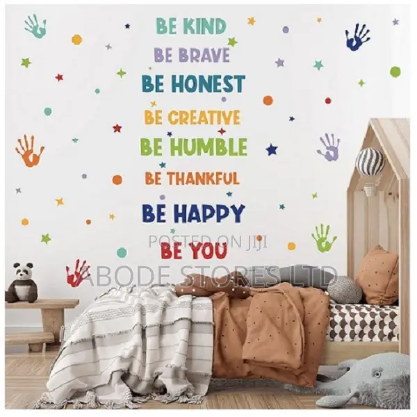 Colorful Inspirational Wall Decal - Be Brave.