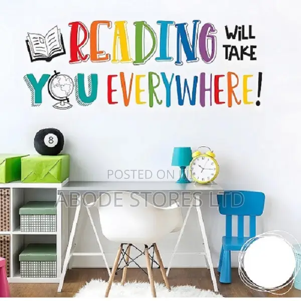 Reading Will Take You Everywhere Wall Decal Sticker