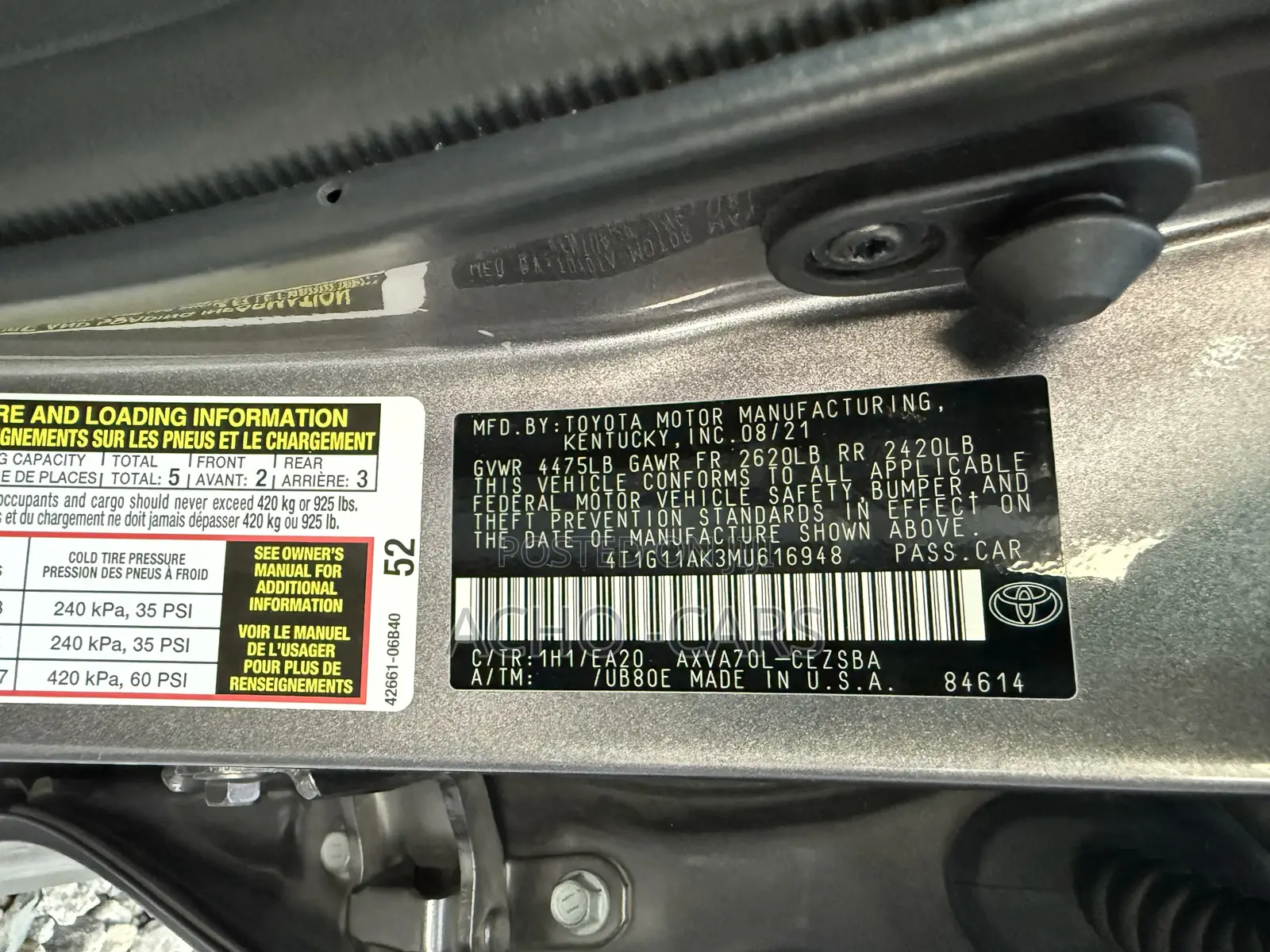 Toyota Camry 2022 Gray