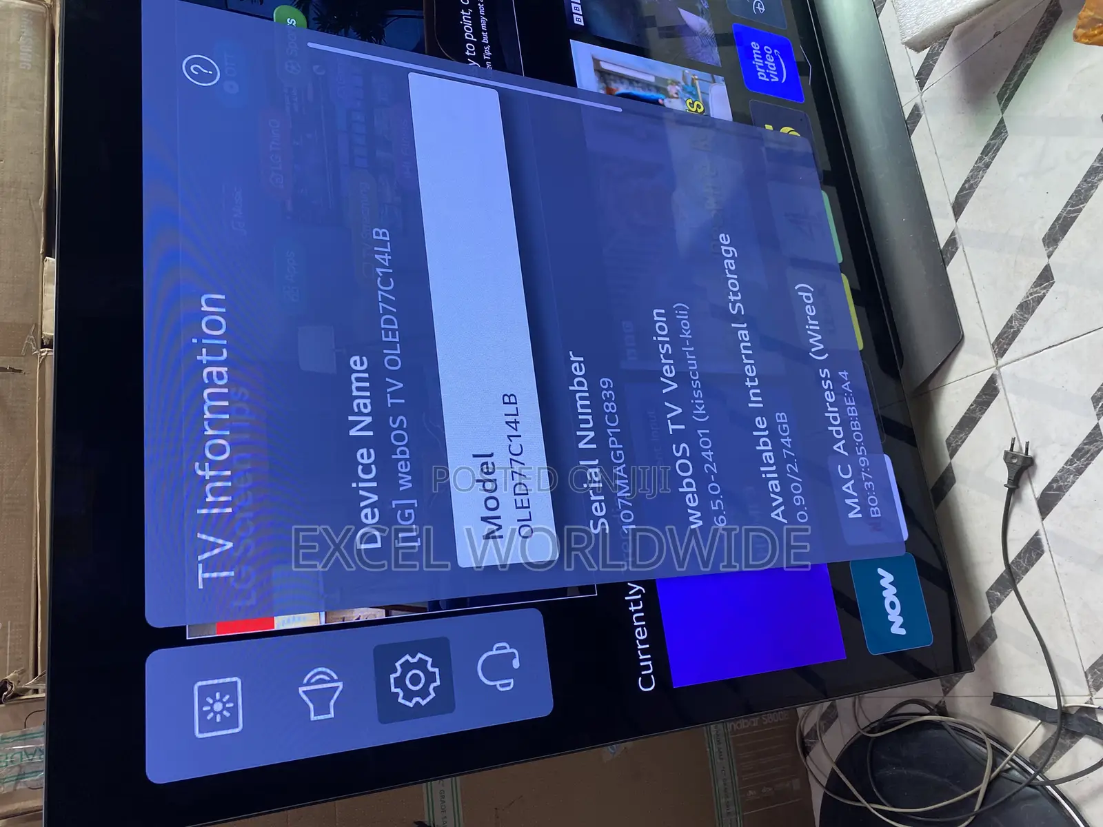 Latest Massive 77” Lg Oled Evo Ai Thing Smart Tv (C1 Series)