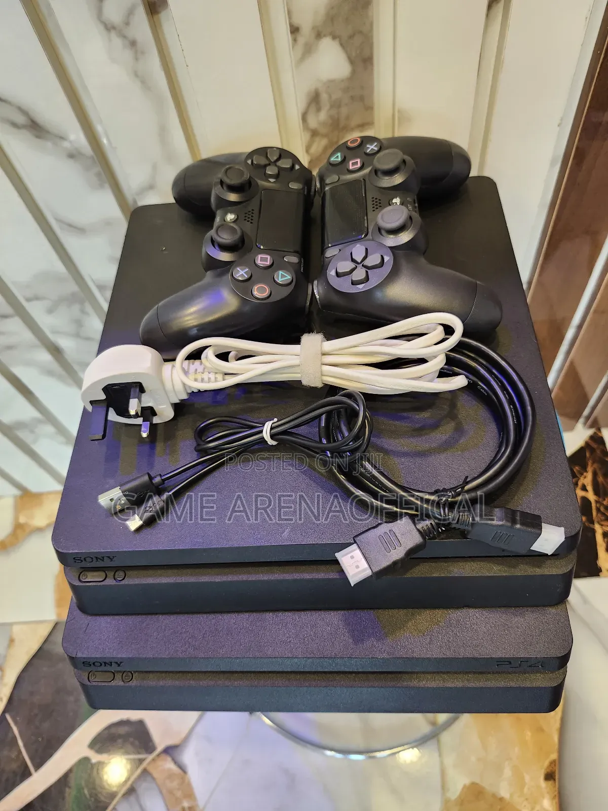 Ps4 Slim Loaded Pack | Dual Pads + Fc26 + 10+ Games!
