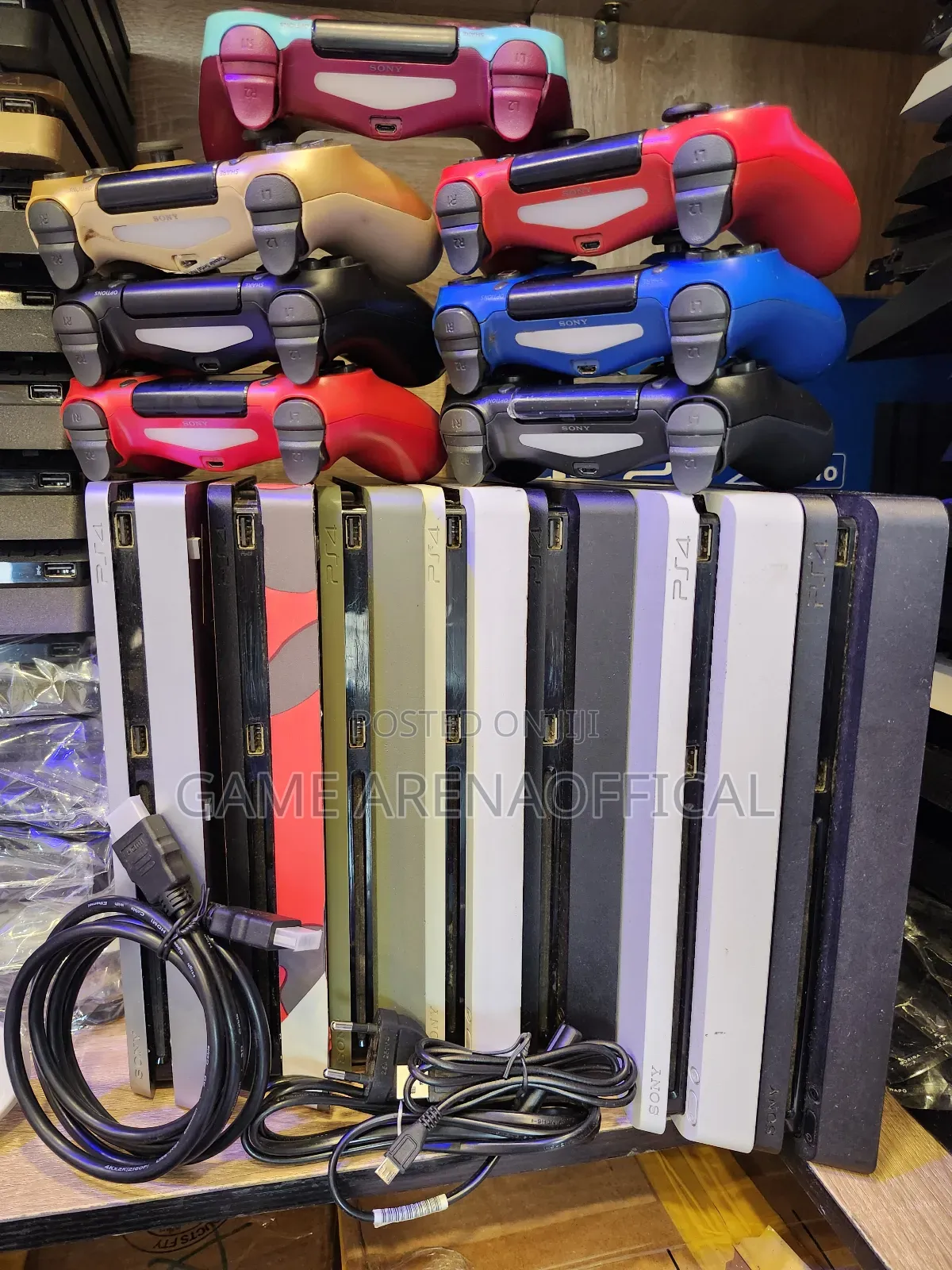 Uk Used Ps4 Slim Loaded With Fc25/26 + Dual Pads