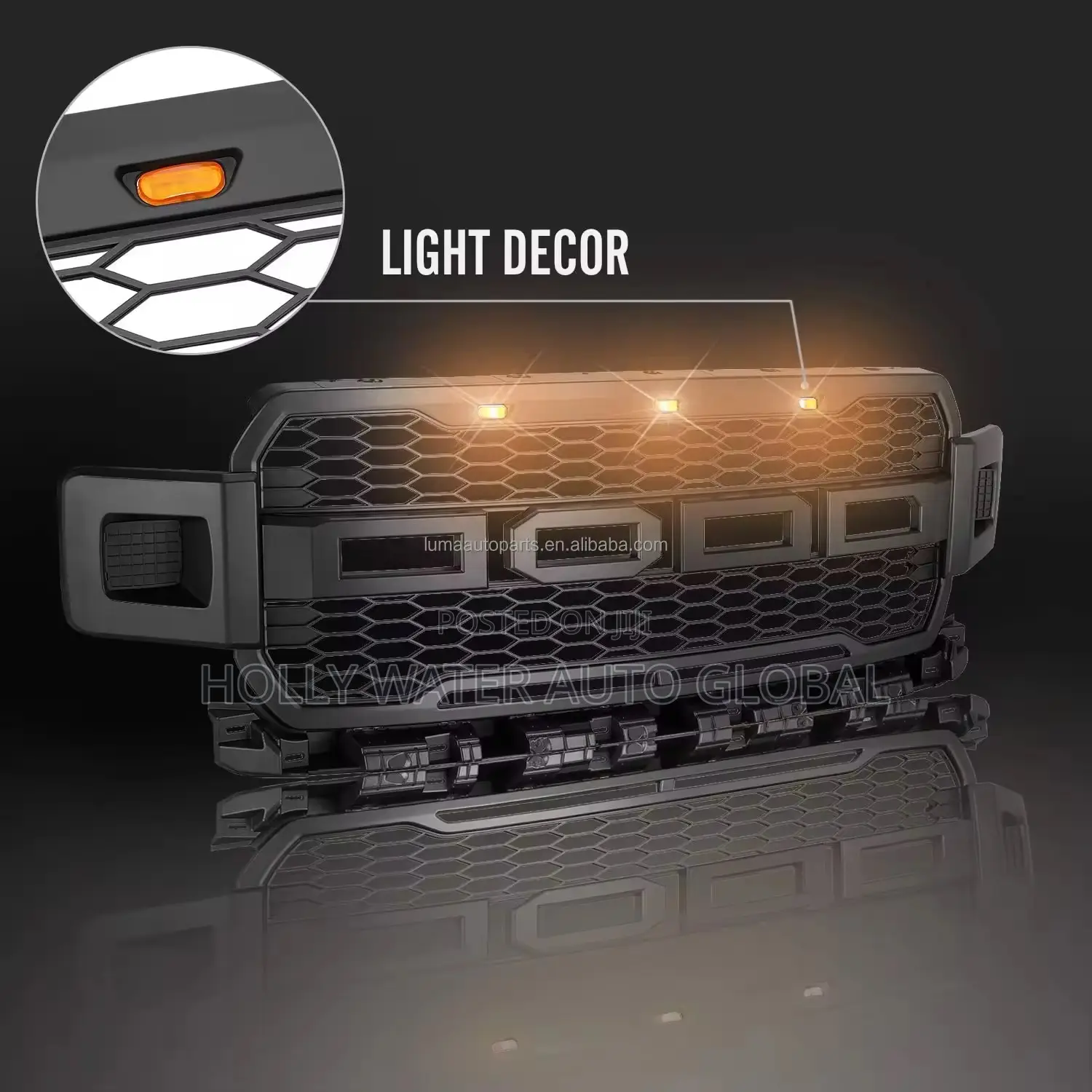 Ford F150 Face Grill Cover Replacement Kit From 2015/2018