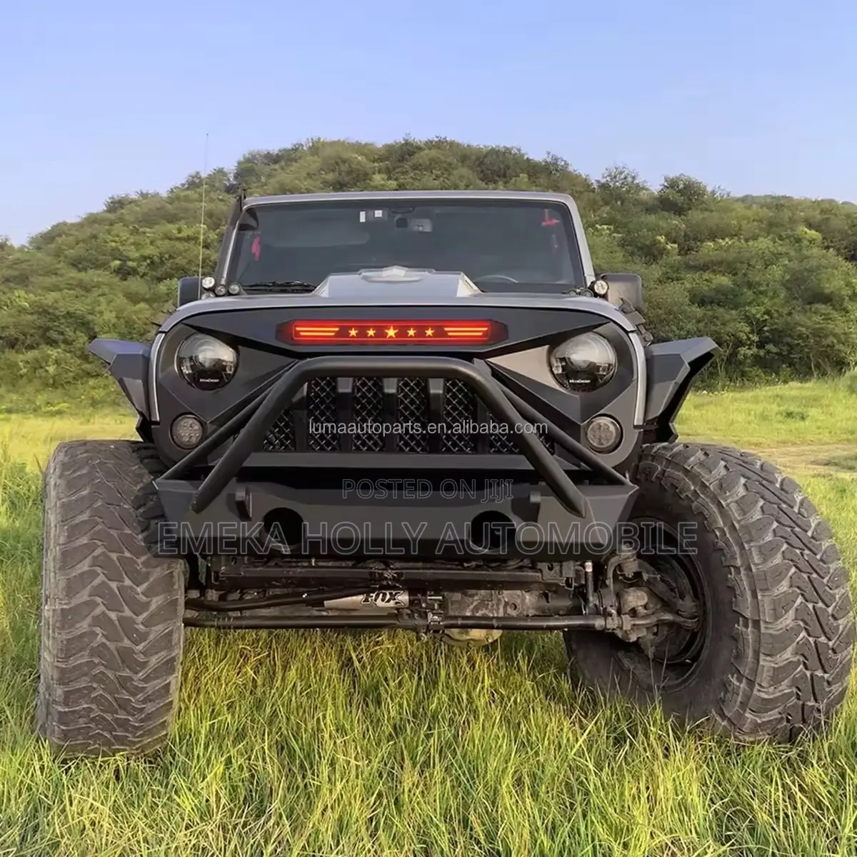 Jeep Wrangler Off-Road Front Face Grille Cover