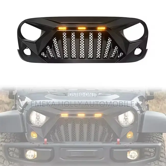 Jeep Wrangler Vader / Angry Eye Style Off-Road Led Front Grille.