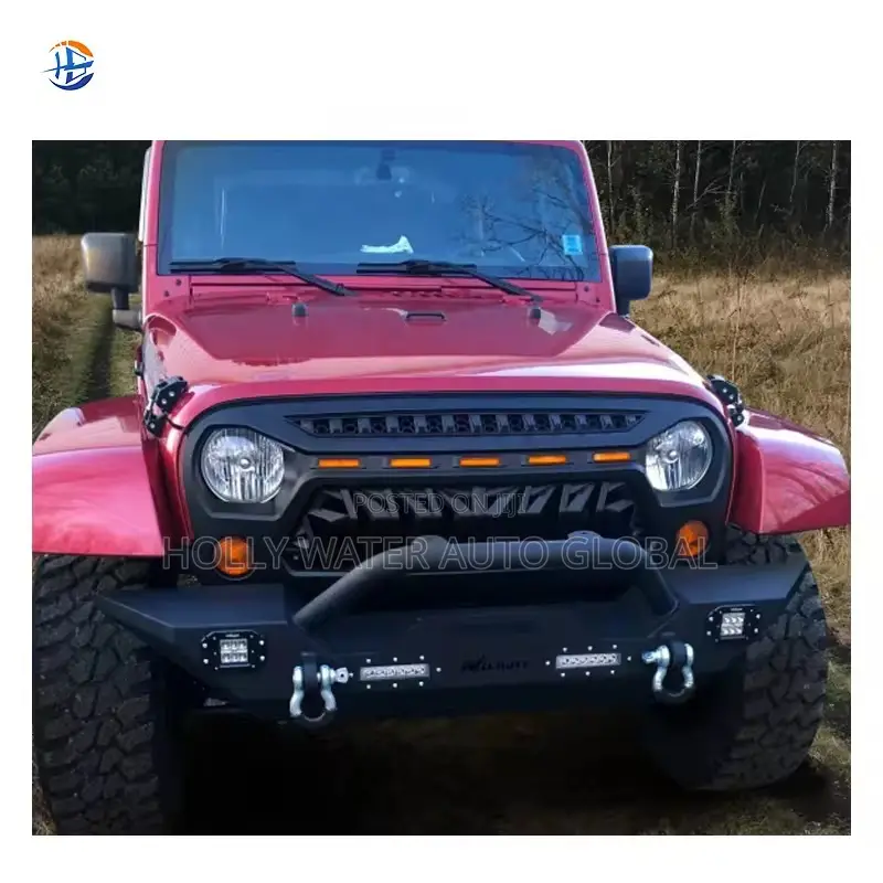 Jeep Wrangler Front Grill Cover Replacement Kit From 2010/2016 Jk