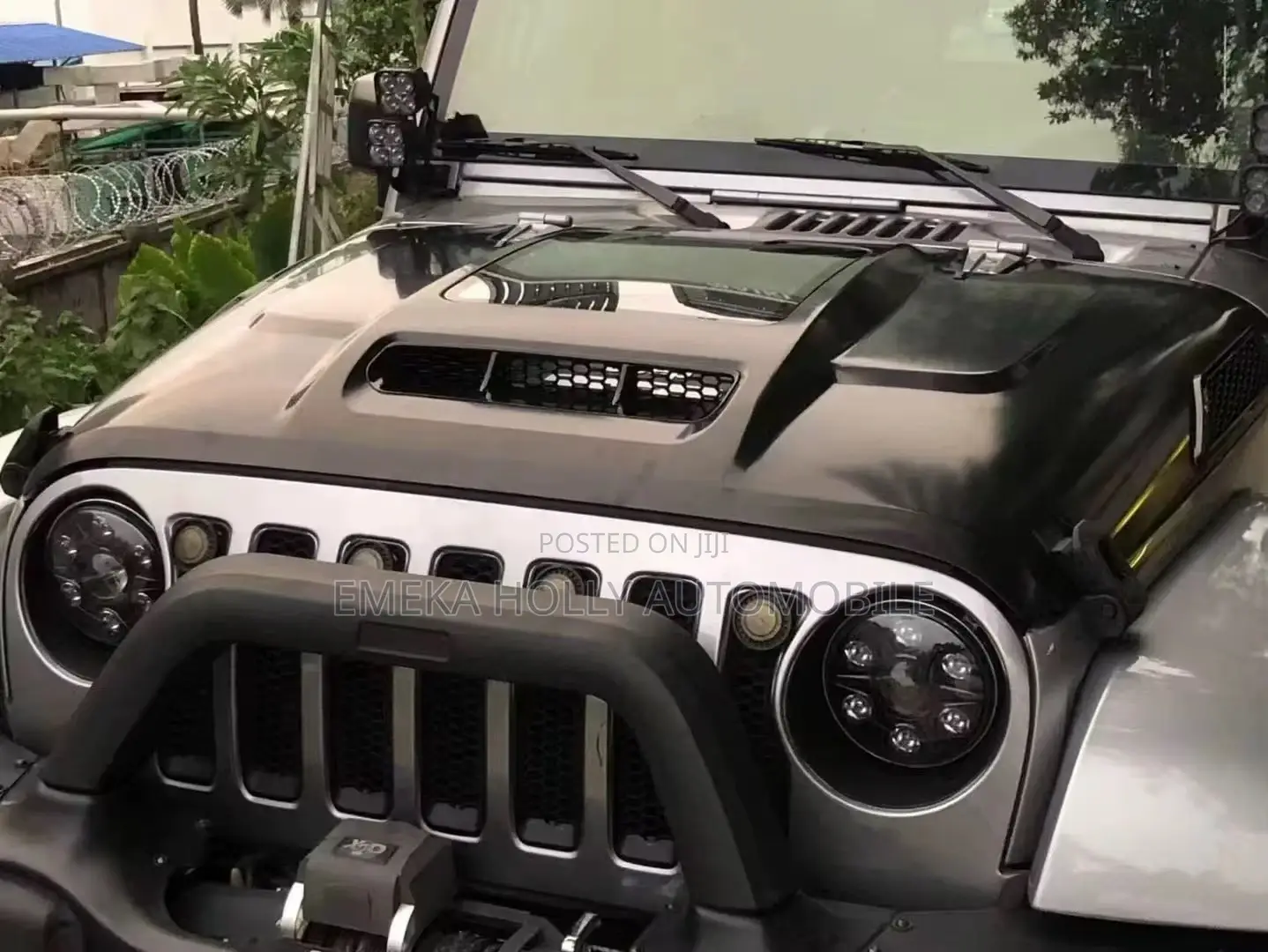 Jeep Wrangler Custom Off-Road Hood Bonnet Kit