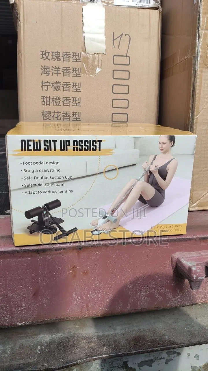 Suction Sit Up Bar With Rope