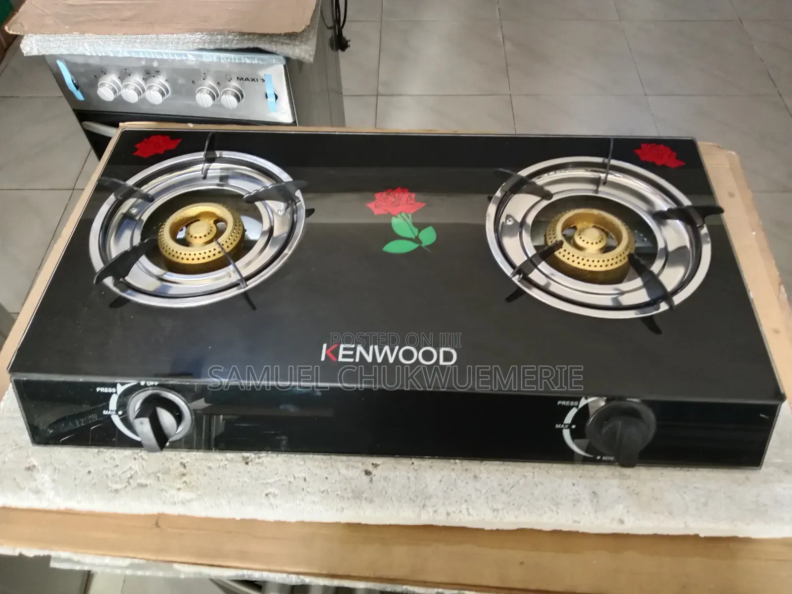 Kenwood Table Top Gas Cooker Glass