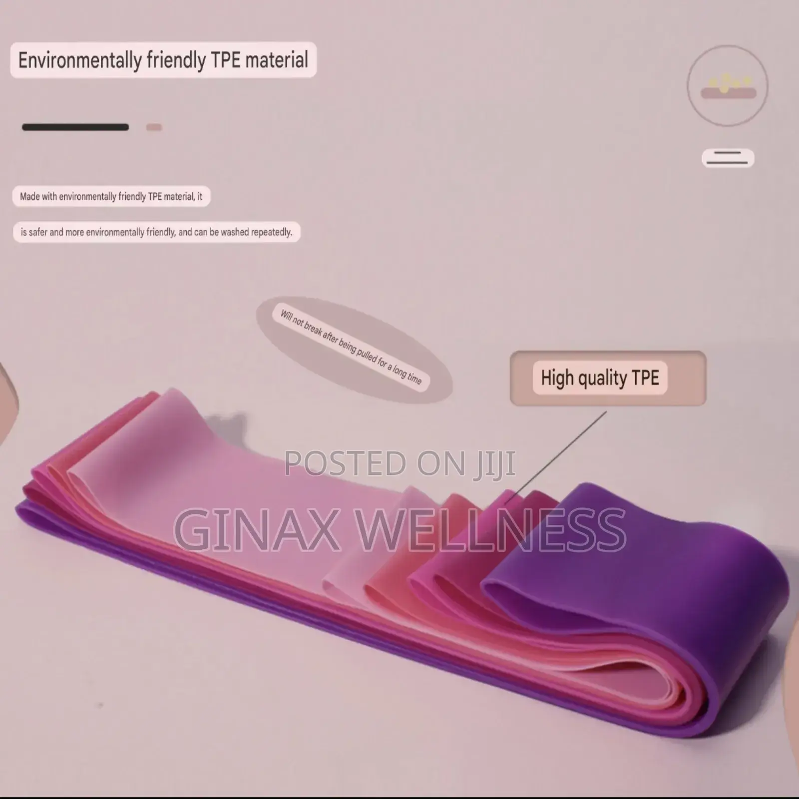 5-in-1 Resistance Loop Band With Free Pouch