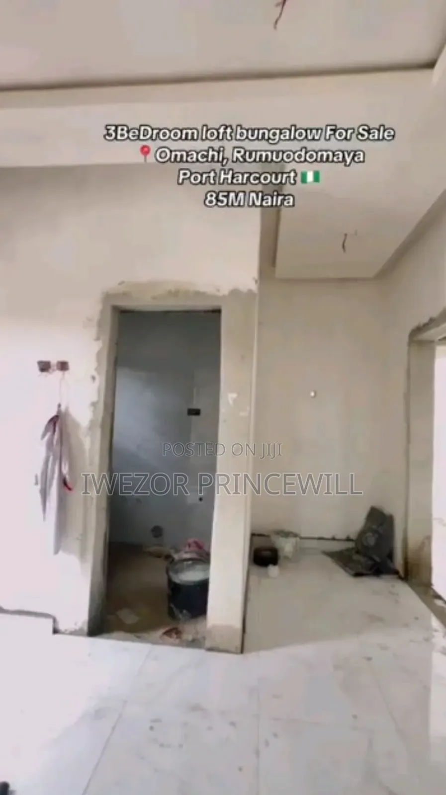 Furnished 3bdrm Bungalow in Omachi Estate, Obio-Akpor for sale