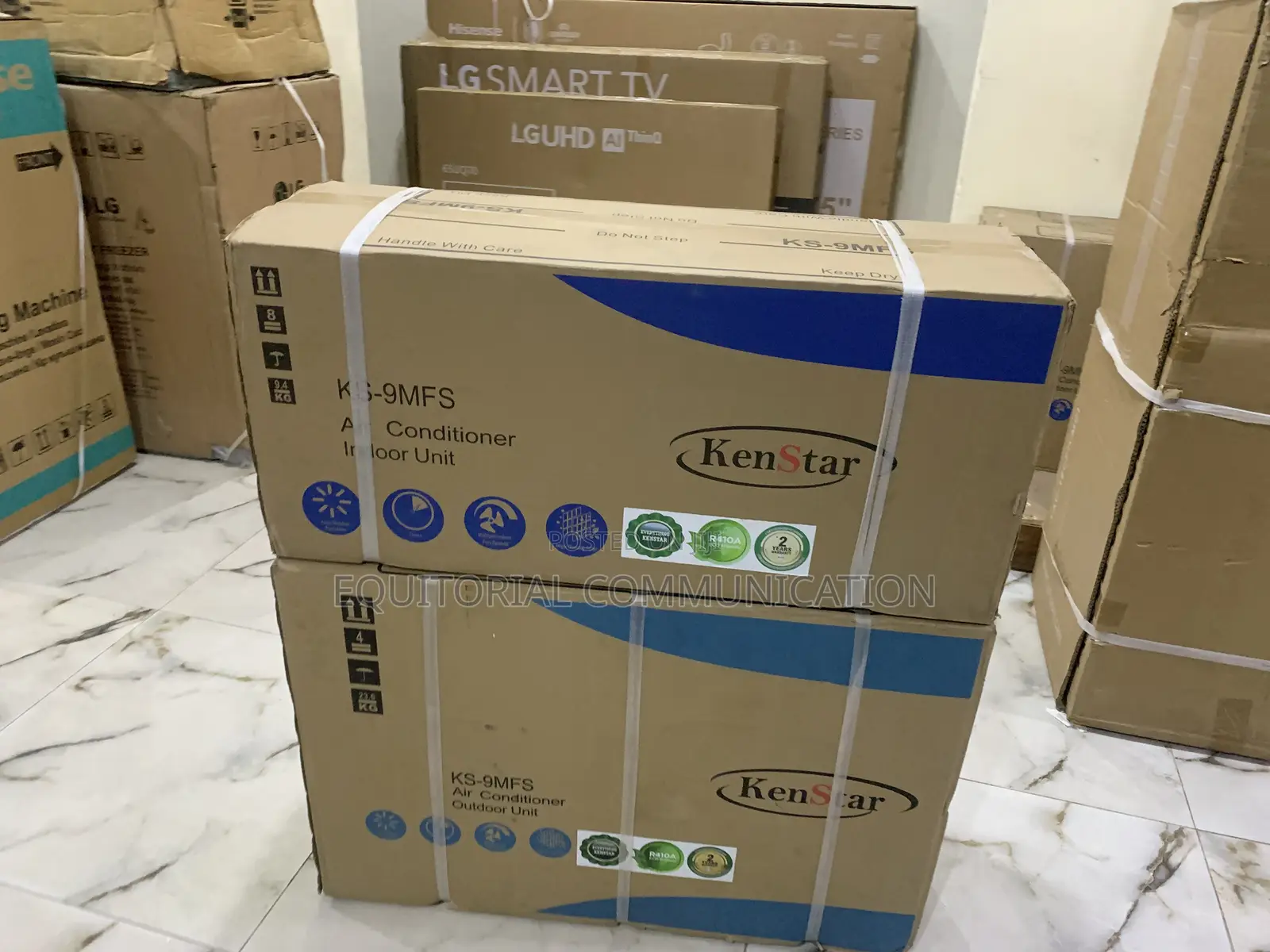 Kenstar 1hp Ks-9mfs Basic Split Unit Ac - Sleep Mode for Quiet Nights