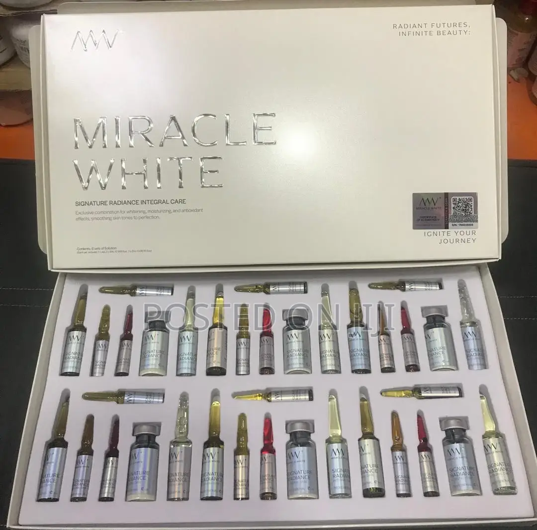 Miracle White and Collagen Whitening Injection