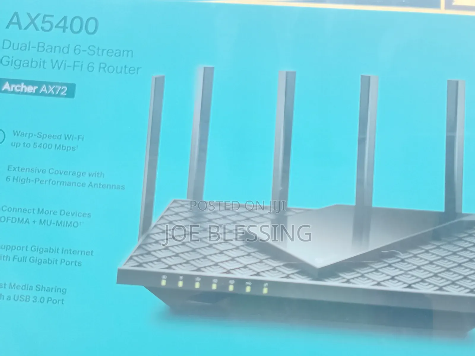 Ax 5400 Dual Band 6_stream Gigabit Wi_fi6 Router