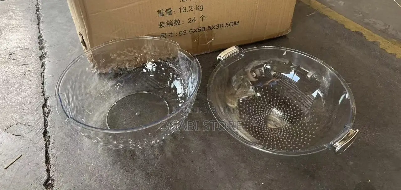 Transparent 2 In 1 Colander