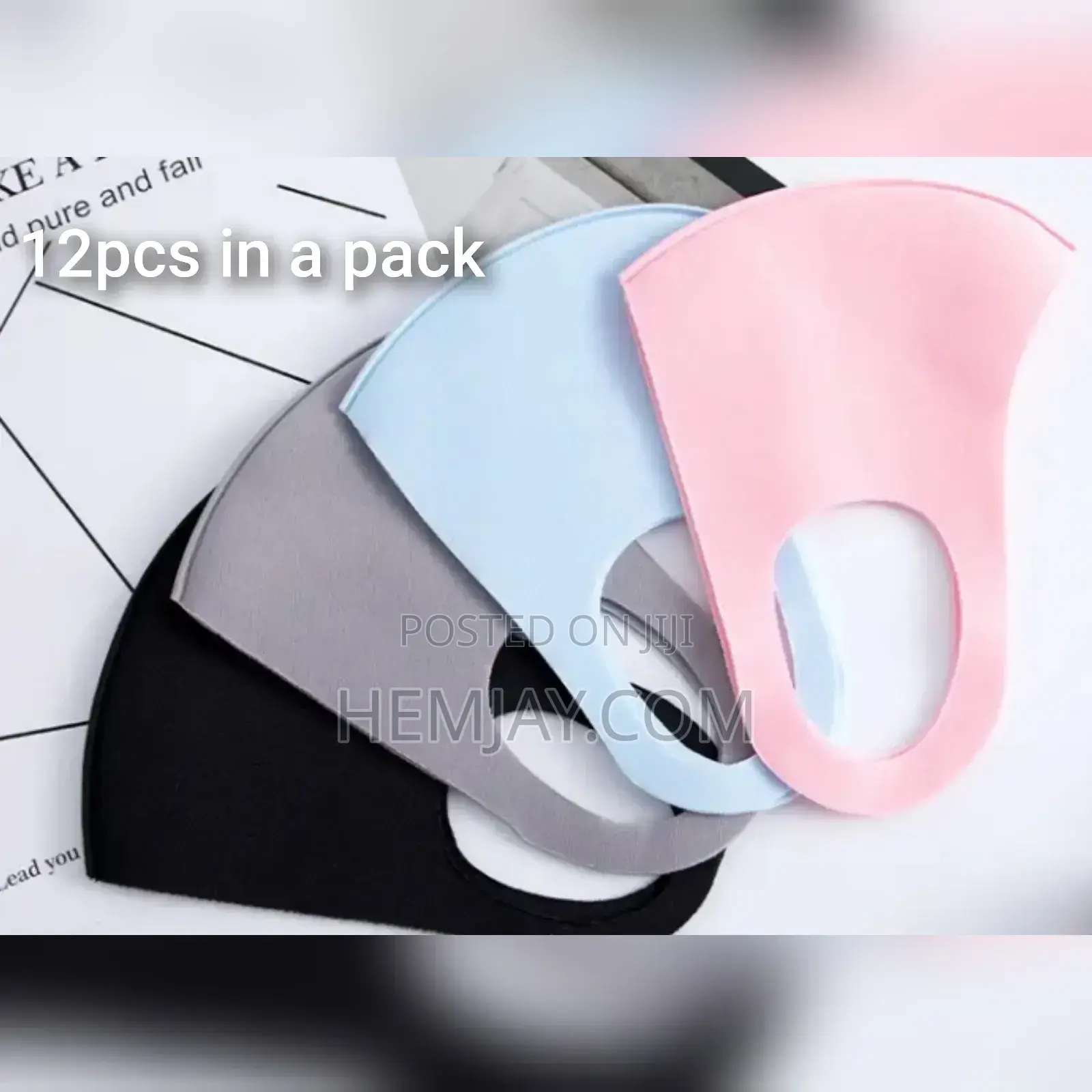 Washable Nose Mask 😷(12pcs In A Pack). "Click To See More...