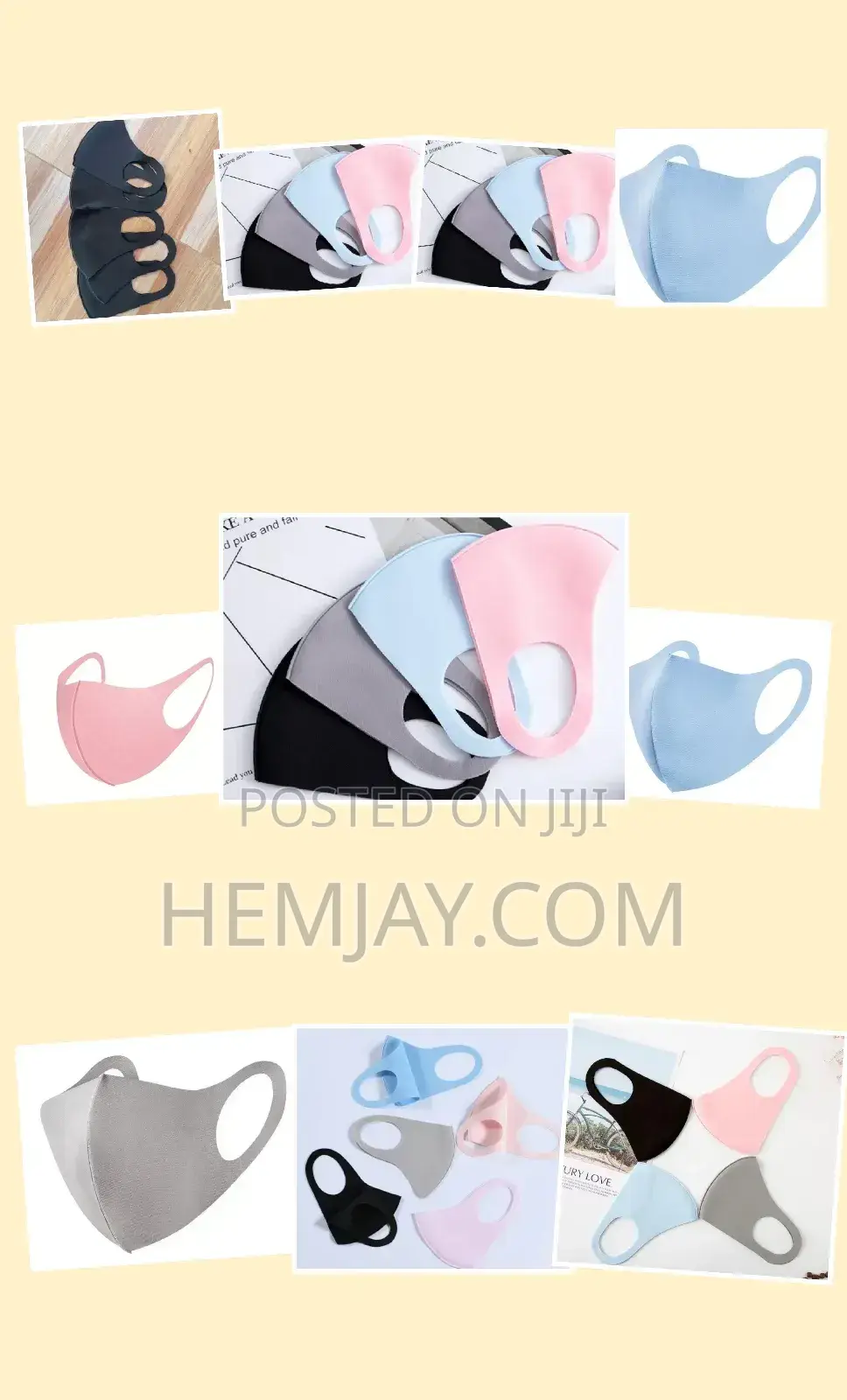 Washable Nose Mask 😷(12pcs In A Pack). "Click To See More...