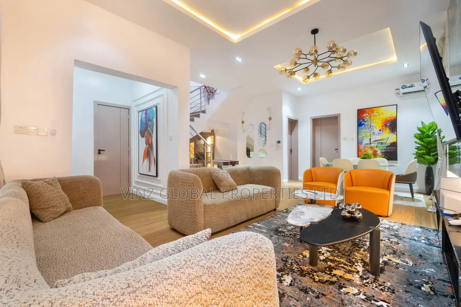 Luxurious 4 Bedroom Duplex With Pool, Gym, Ps5, Snooker, Air Hockey
