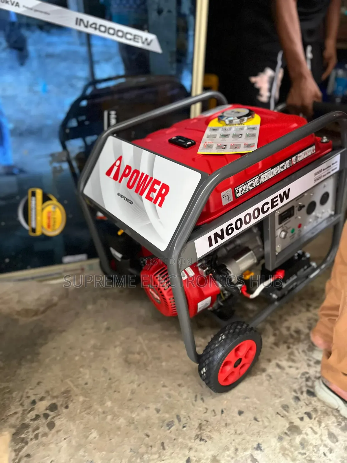 In6000cew Ipower 5/5.5kva 100% Copper American Technology Generator