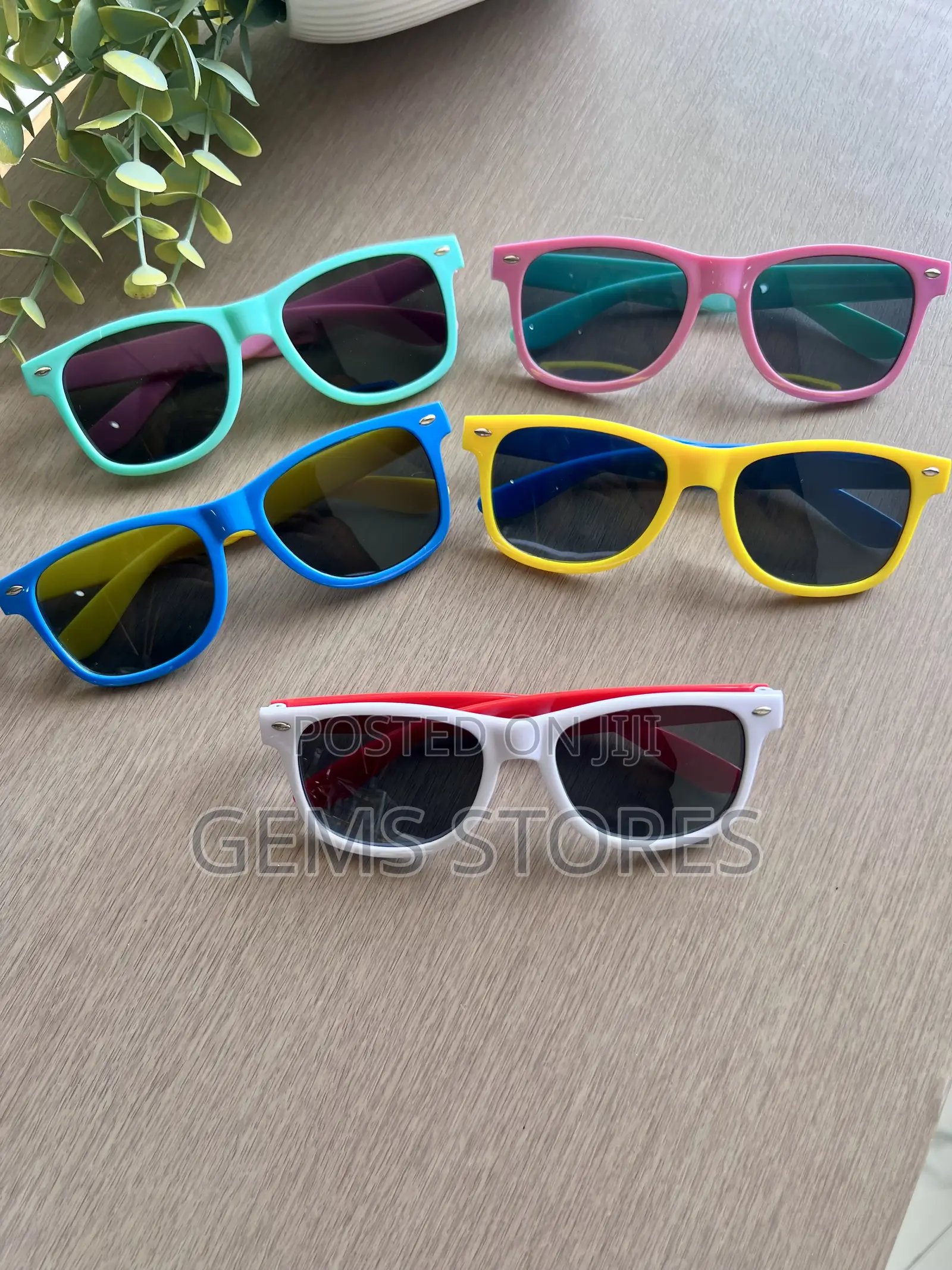 Bright Durable Kids' Sunglasses Set - Fun Colors for Boys Girls!