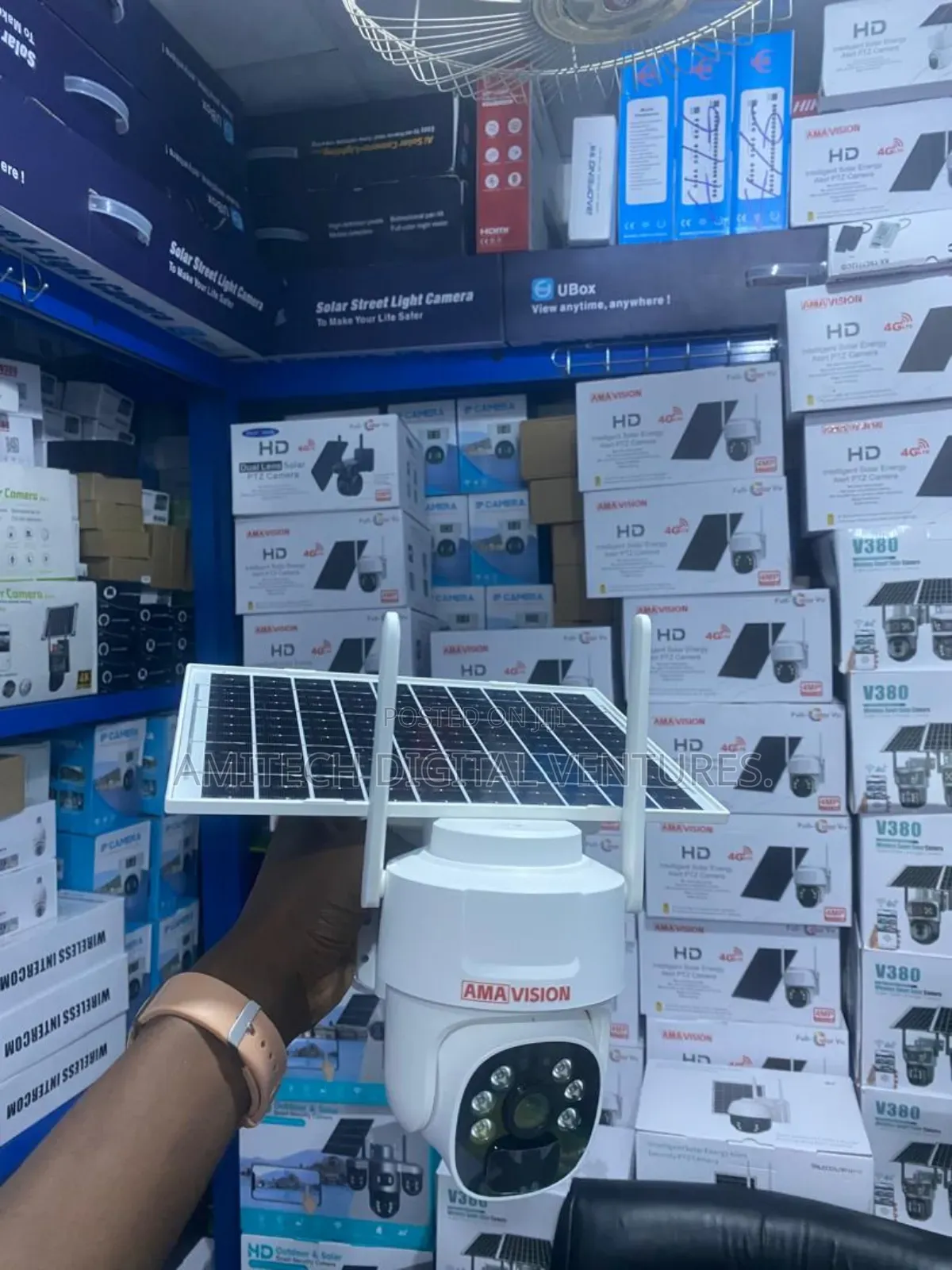 Solar 4g PTZ Camera With Sim Card