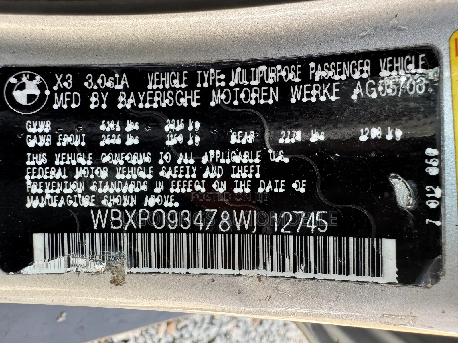 BMW X3 xDrive35i 2013 Silver