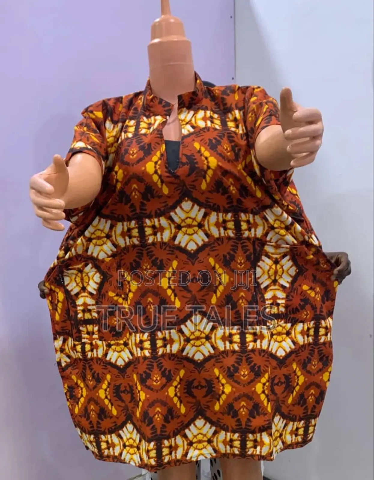 Comfortable Readymade Ankara Boubou/Abaya