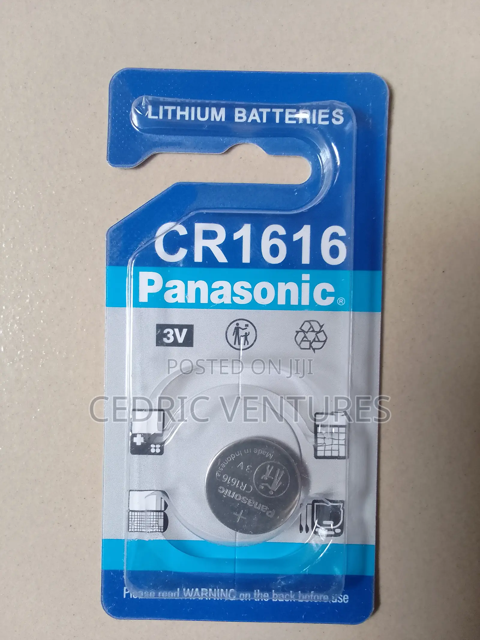 Panasonic Cr2450 Lithium Cell 3volts Battery