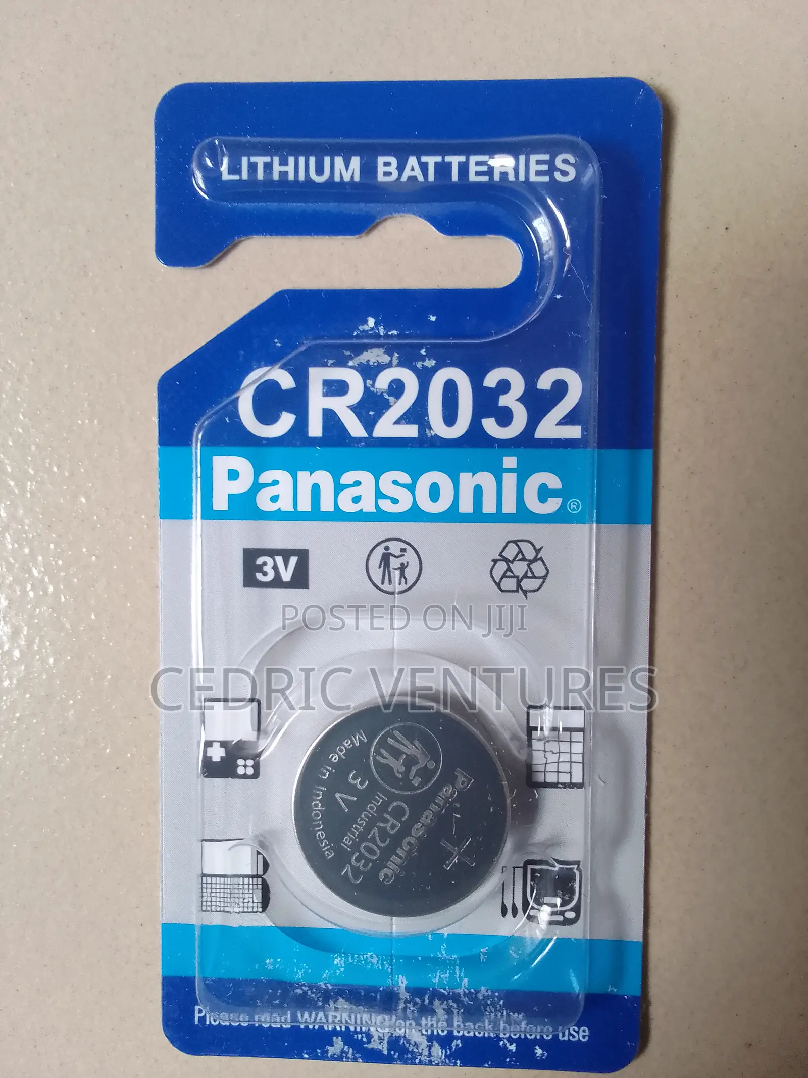 Panasonic Cr2450 Lithium Cell 3volts Battery