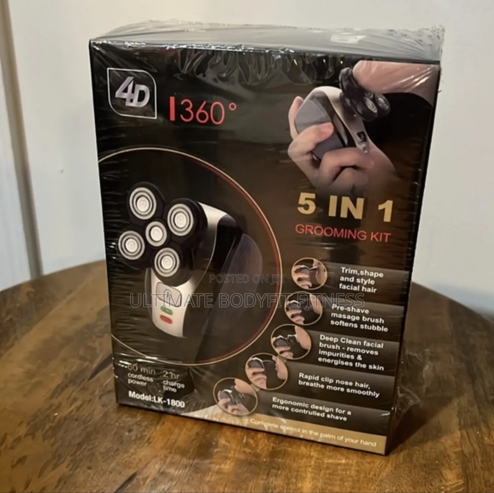 Brand New Lk1800 Men's Electric 5 in 1 Bald Men's Head Shaver