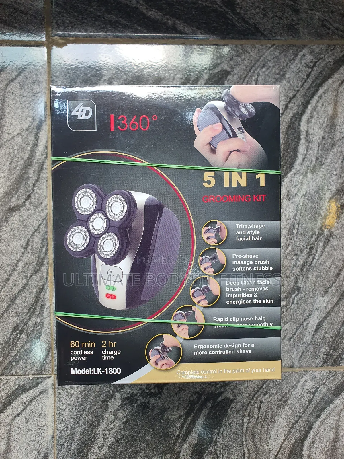 Brand New Lk1800 Men's Electric 5 in 1 Bald Men's Head Shaver