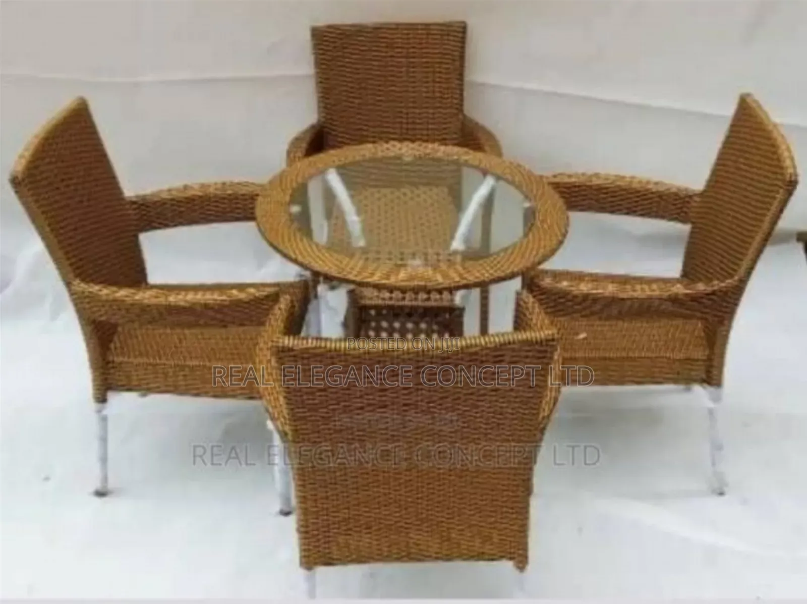 High Quality Modern Rattan Outdoor Table With Chairs