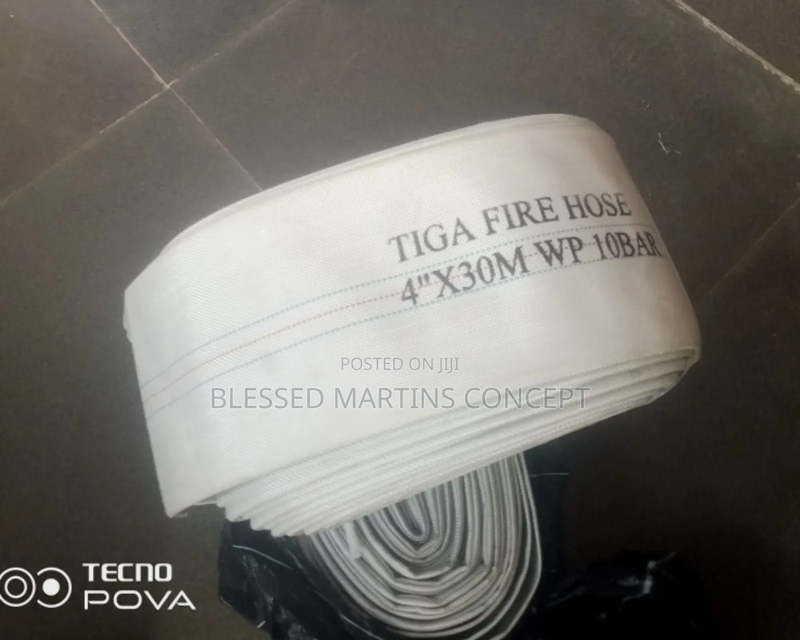 4" Fire Canvas Hose.Length: 30 Meters