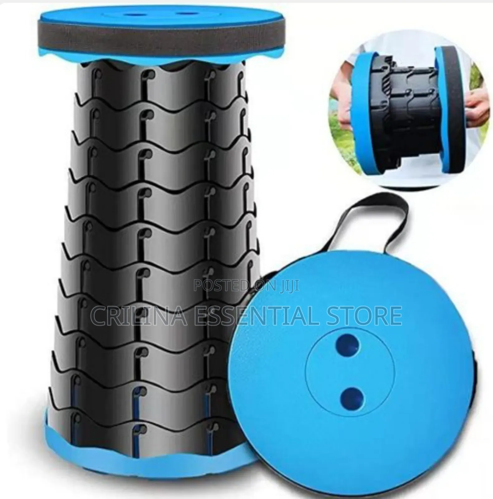 Foldable/Retractable Telescopic Stool