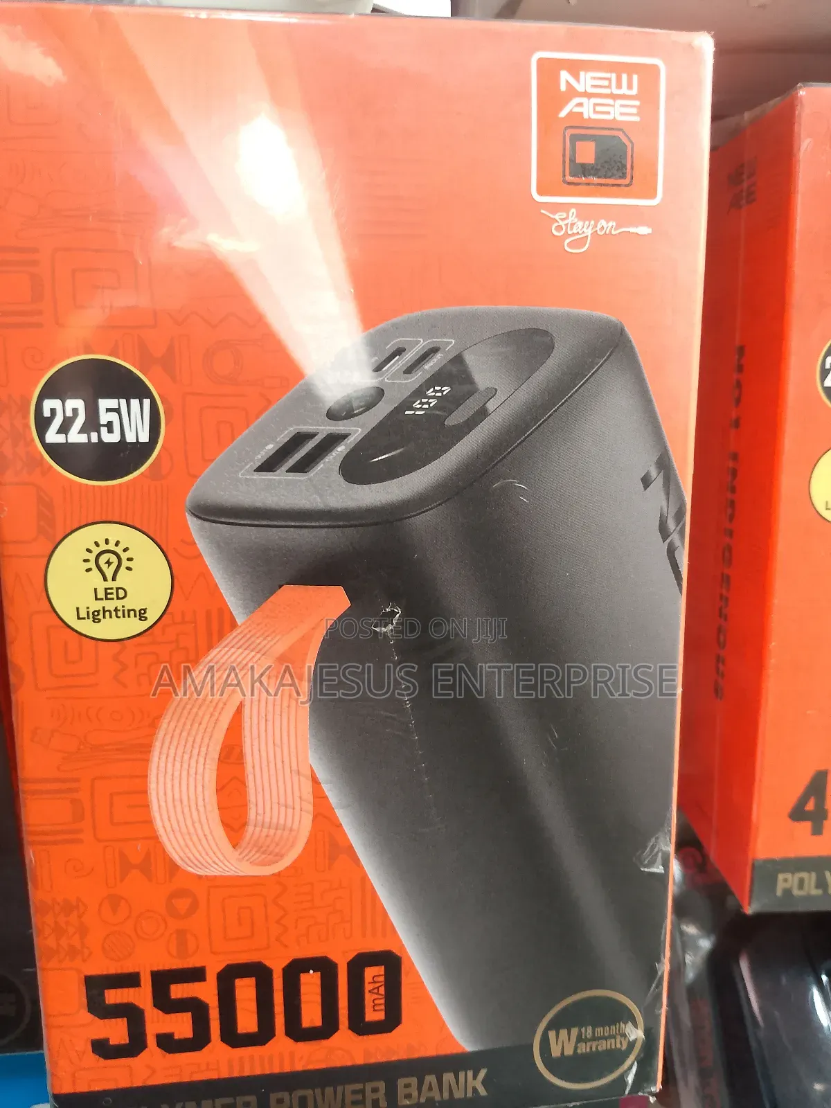 New Age 55000 Mah Power Bank With Type C Input