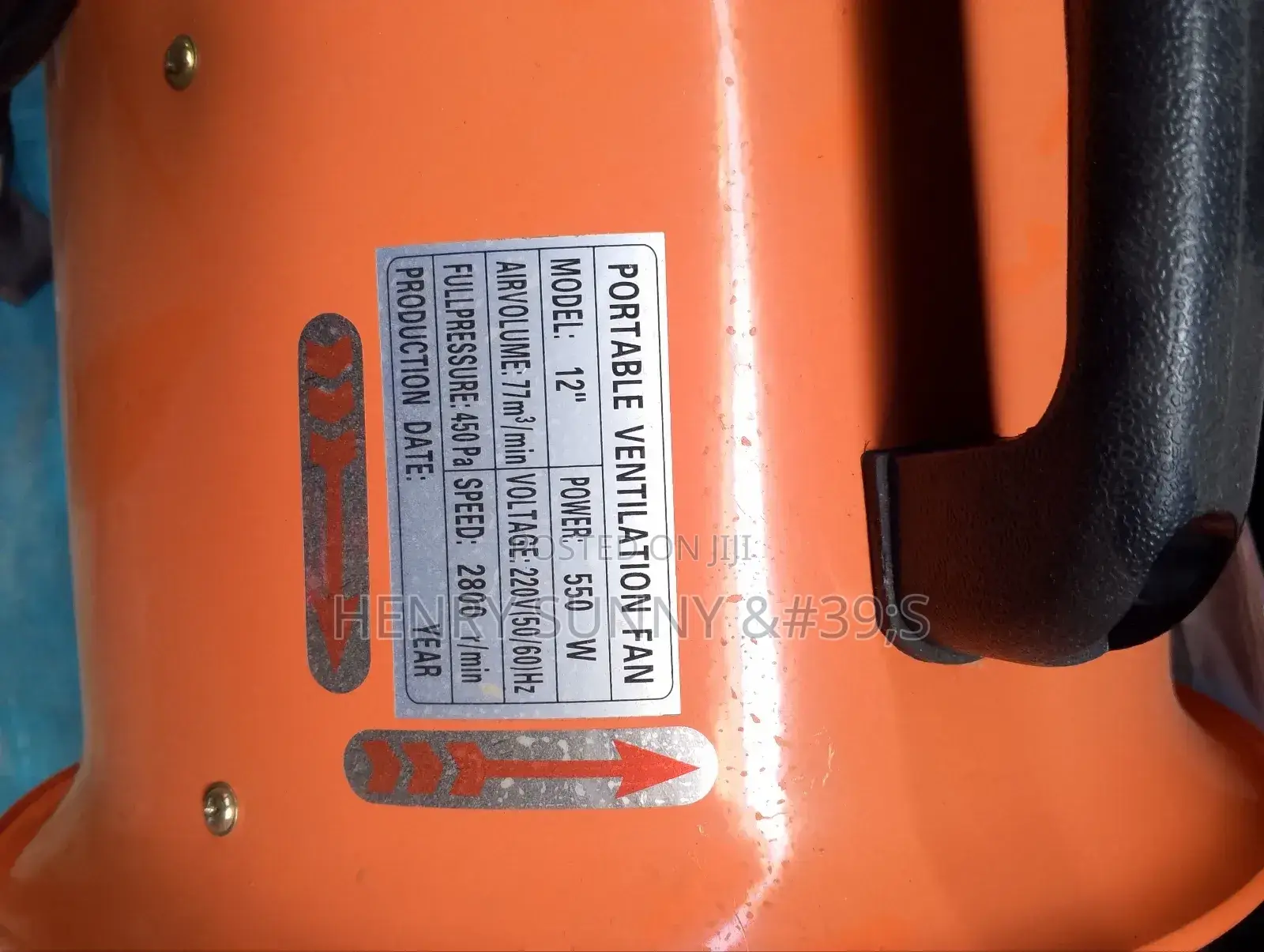 Portable Ventilation Fan