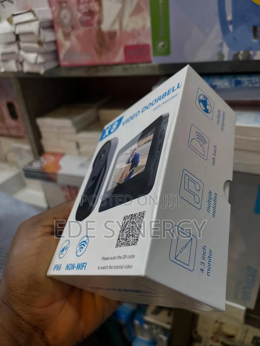 High Definition Video Doorbell With Indoor Monitor