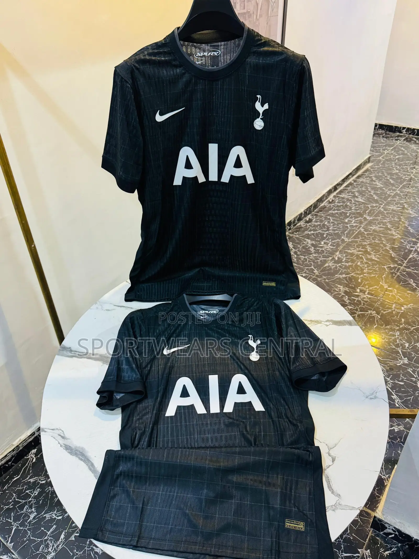 New Tottenham Black Jersey