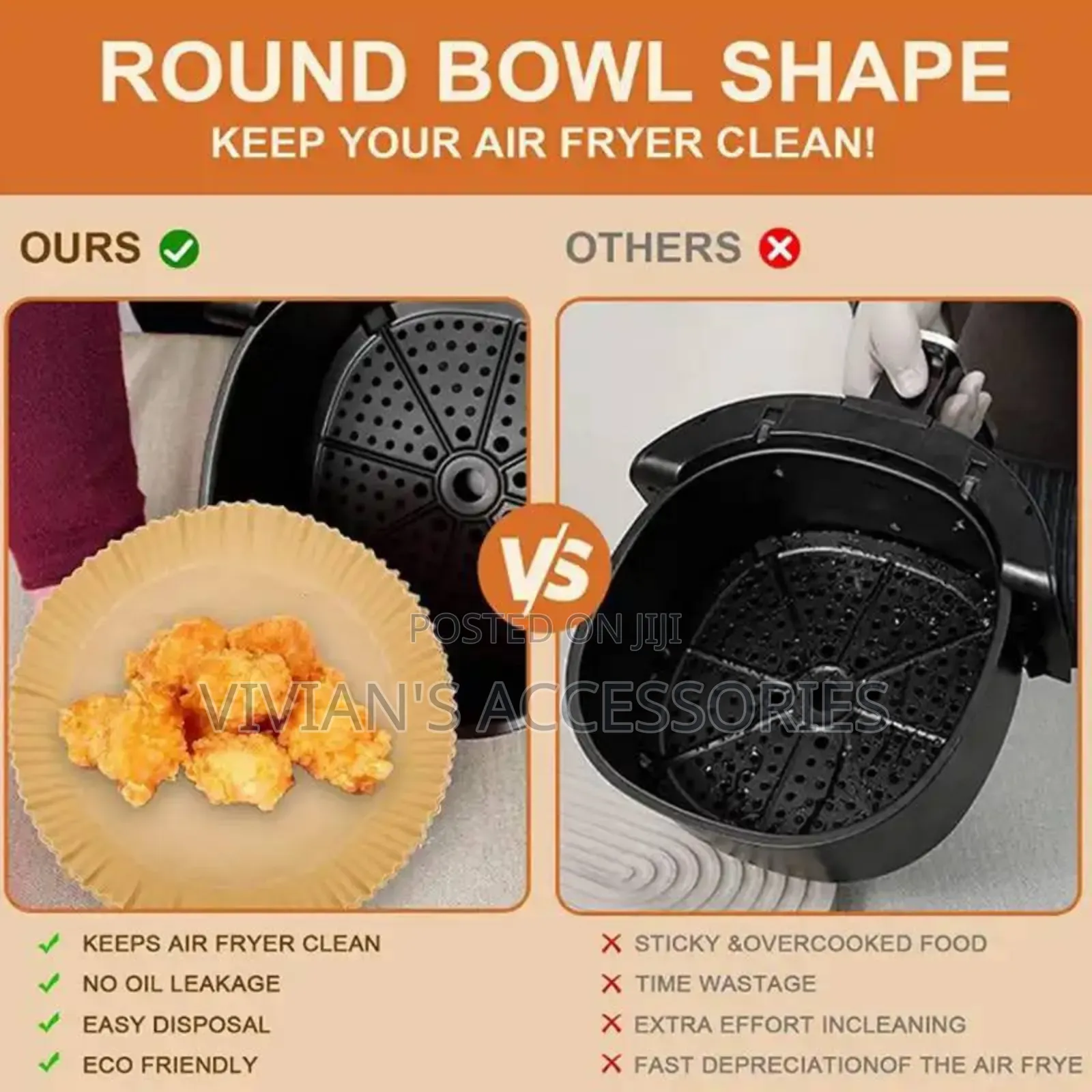 Paper Air Fryer Liner
